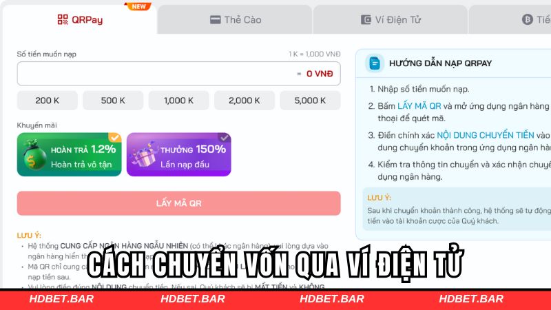 Giao dịch tài chính qua ví điện tử đơn giản