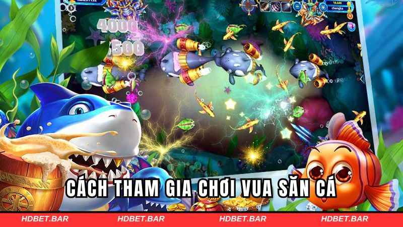 Hướng dẫn bet thủ tham gia săn cá đơn giản