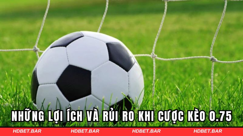 Những lợi ích và rủi ro khi cược kèo 0.75