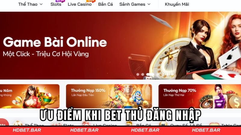 Ưu điểm khi tham gia sân chơi uy tín hàng đầu